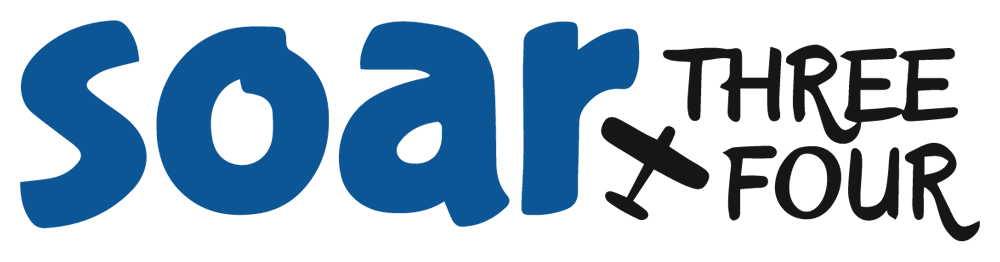 Soar Three Four Logo